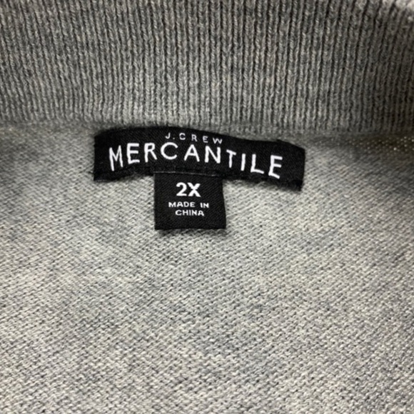 J. Crew Grey Bow Neck Pullover Sweater 2X Gray - Picture 4 of 10